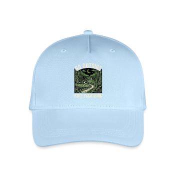 Naturverbunden Raus Gehen - Kinder Bio Basecap - Hellblau - Vorne