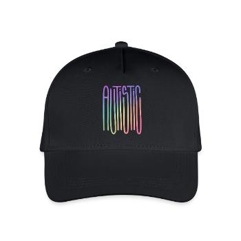 Autistischer Spektrumfluss - Kinder Bio Basecap - Schwarz - Vorne