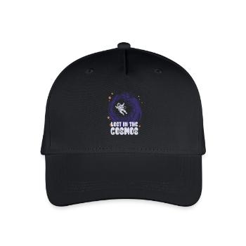 Lost in the Cosmos - Astronaut - Space - Organic Kids’ Baseball Cap - black - Front