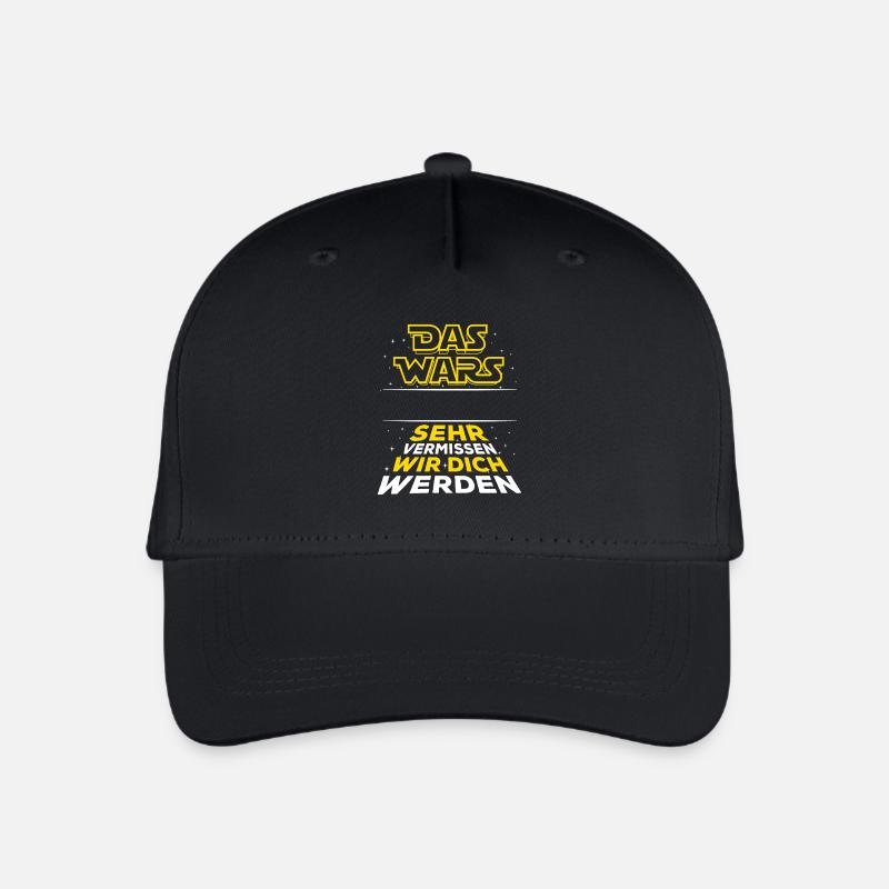 Das Wars - Verabschiedung - Mitarbeiter Name - Kinder Bio Basecap - Schwarz