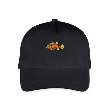 poisson - Casquette de baseball bio Enfant - noir - Devant