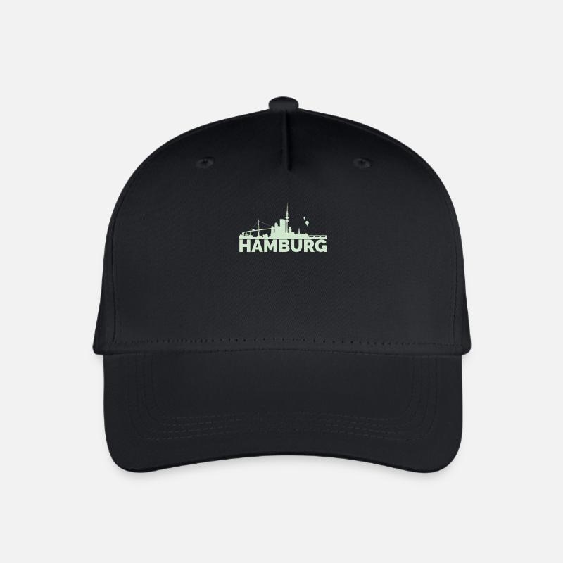 Hamburg - Kinder Bio Basecap - Schwarz