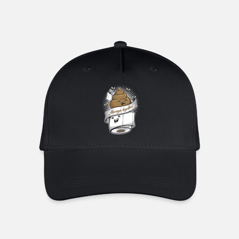 immer zusammen - Kinder Bio Basecap - Schwarz
