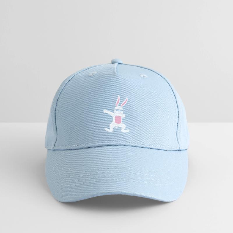 Dabbing Easter Bunny Easter Gift Gift Idea Organic Kids’ Baseball Cap