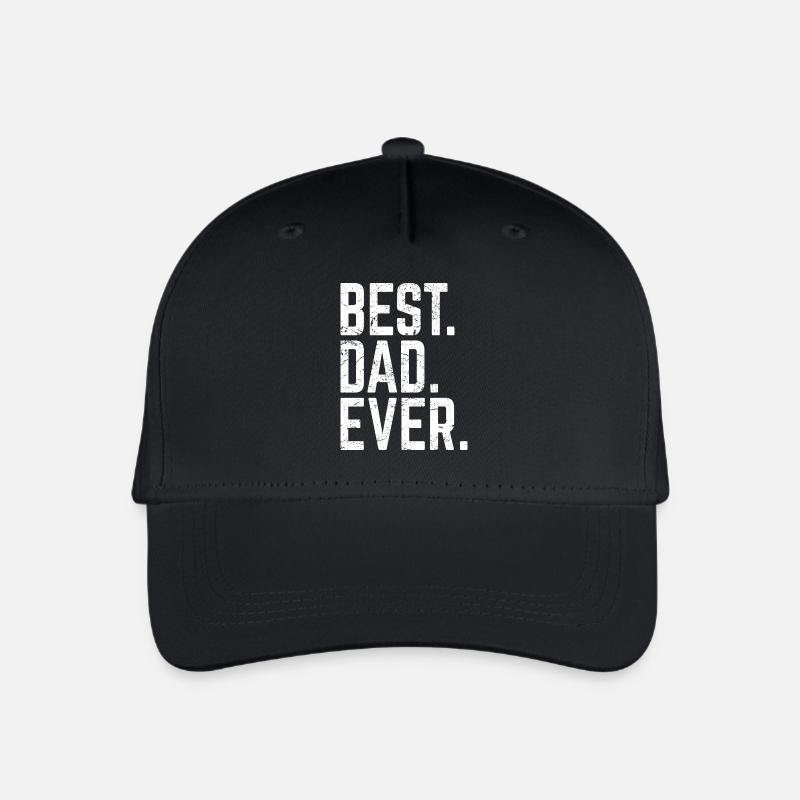 Best Dad Ever - Kinder Bio Basecap - Schwarz