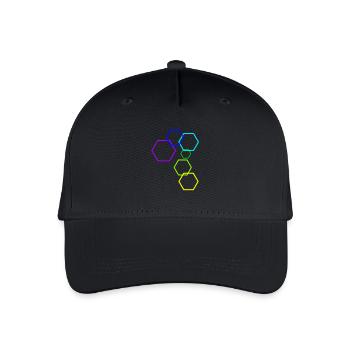 La construction [Hexagon] - Casquette de baseball bio Enfant - noir - Devant