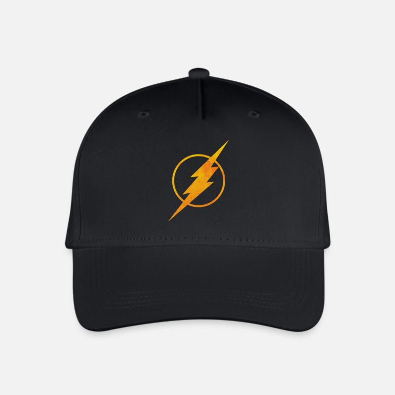 Justice League The Flash Logo - Kinder Bio Basecap - Schwarz