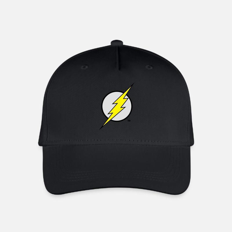 Justice League Flash Logo - Organic Kids’ Baseball Cap - black