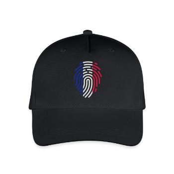 France Français Française French Frankreich - Organic Kids’ Baseball Cap - black - Front