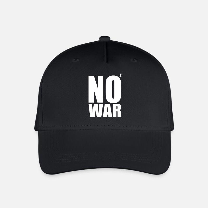 No war - Kinder Bio Basecap - Schwarz