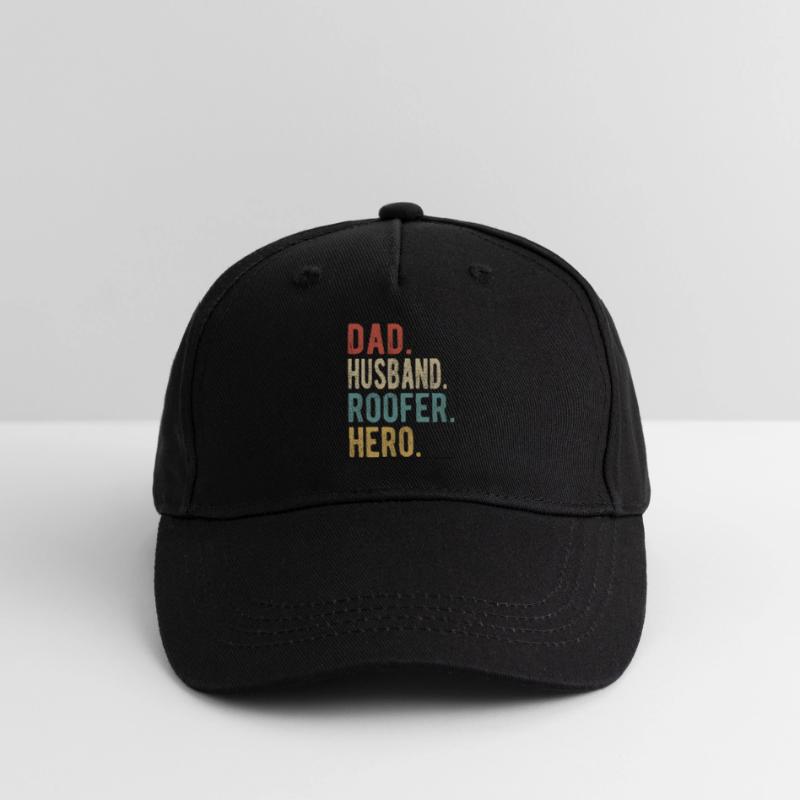Dachdecker Papa Ehemann Held Kinder Bio Basecap