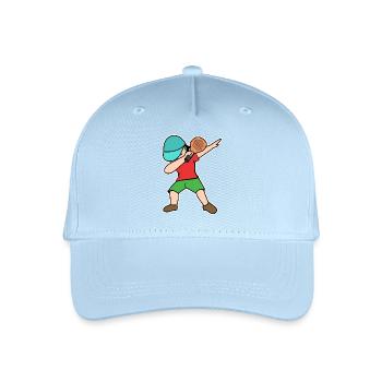 Padel Game Padel Statement Racket Training - Organic Kids’ Baseball Cap - light blue - Front