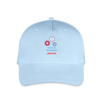 Oubliez le passé, vivez dans le présent - Casquette de baseball bio Enfant - bleu clair - Devant