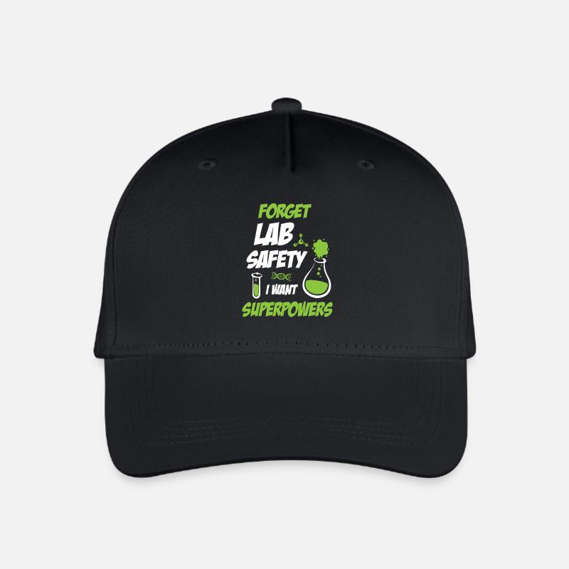 Forget Lab Safety Funny Science - Organic Kids’ Baseball Cap - black