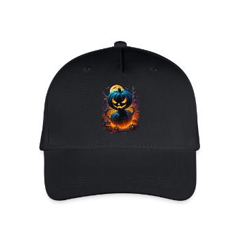 Pumpkin Man - Organic Kids’ Baseball Cap - black - Front