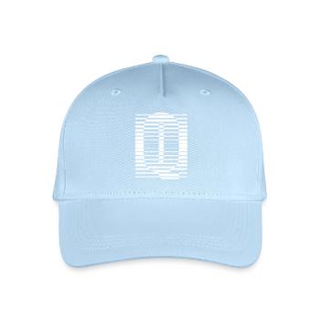 LETTER Q - Organic Kids’ Baseball Cap - light blue - Front