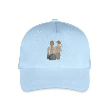BACK FRIENDS - Organic Kids’ Baseball Cap - light blue - Front