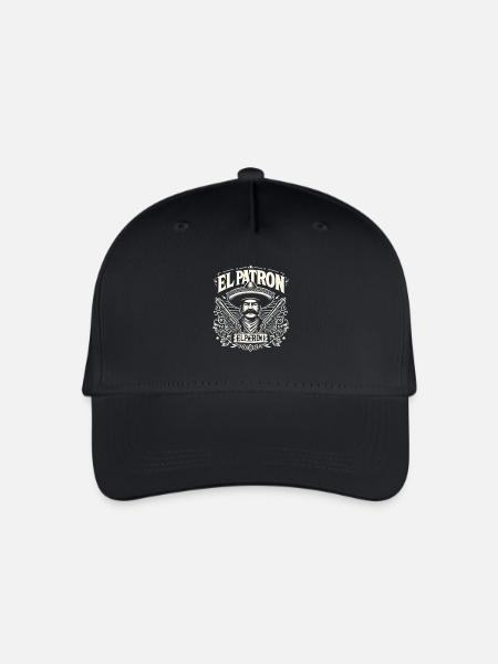 El Patron Sombrero Gangster Graphic - Organic Kids’ Baseball Cap - black