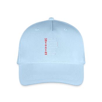 Die Energie zum Erfolg - Kinder Bio Basecap - Hellblau - Vorne