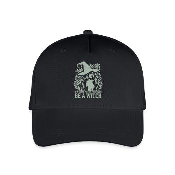 Sorcière drôle pour les femmes - Casquette de baseball bio Enfant - noir - Devant