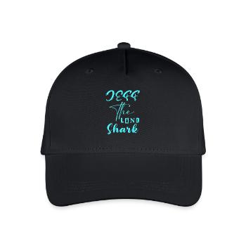 Jeff The Land Shark - Organic Kids’ Baseball Cap - black - Front