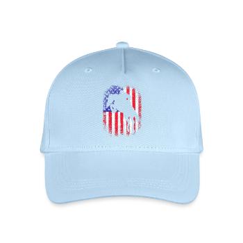 Show Jumping Show Jumping - Organic Kids’ Baseball Cap - light blue - Front