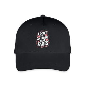 Vegetarian Vegan Veggie Vegetarian - Organic Kids’ Baseball Cap - black - Front