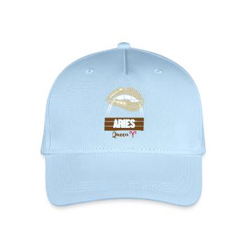 Sternzeichen Widder - Kinder Bio Basecap - Hellblau - Vorne
