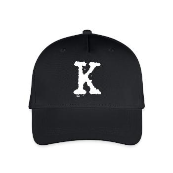 K - Casquette de baseball bio Enfant - noir - Devant