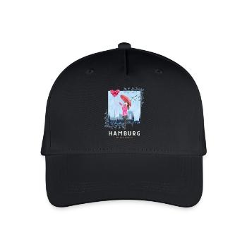 "Hamburg - Meine Perle" - Dance Dream Love - Kinder Bio Basecap - Schwarz - Vorne