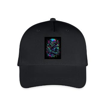 graffiti robot - Kinder Bio Basecap - Schwarz - Vorne