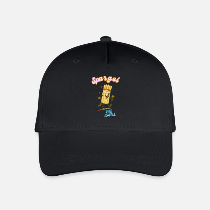Spargel - Kinder Bio Basecap - Schwarz