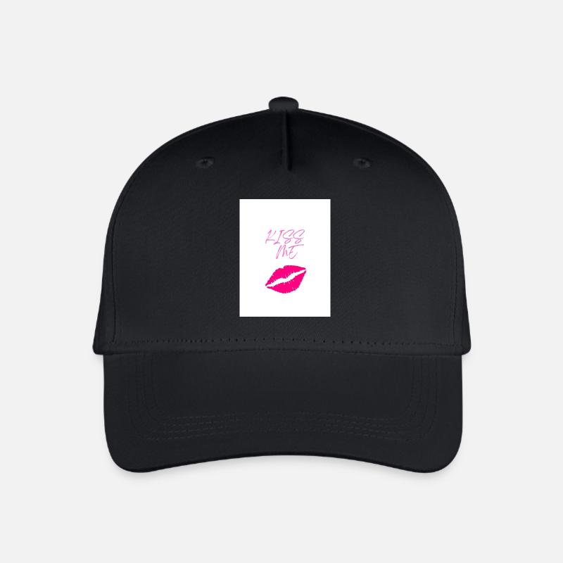 Kiss M e - Casquette de baseball bio Enfant - noir