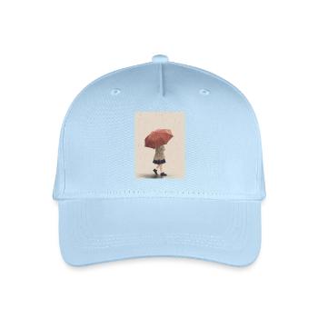 Rainy Childcare - Organic Kids’ Baseball Cap - light blue - Front