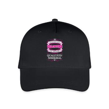 Quality feature Valentina simply first-class - Organic Kids’ Baseball Cap - black - Front