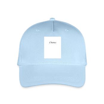 Trendiges T-Shirt-Design. - Kinder Bio Basecap - Hellblau - Vorne