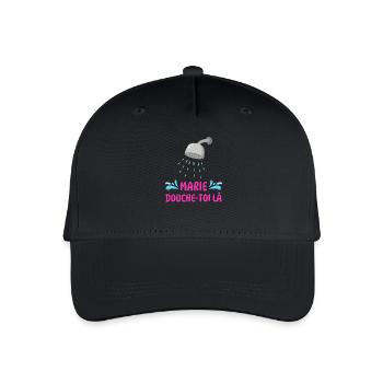 Marie, dusch dort. - Kinder Bio Basecap - Schwarz - Vorne