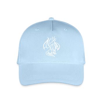Dessin animé Dragon - Casquette de baseball bio Enfant - bleu clair - Devant