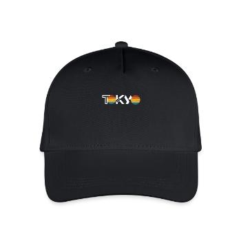 Retro Tokyo Sunset - Organic Kids’ Baseball Cap - black - Front