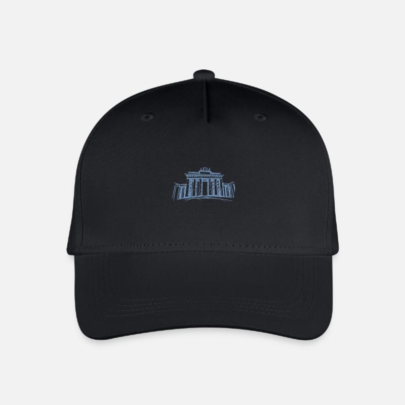 Berlin Brandenburger Tor – Symbolträchtiges - Kinder Bio Basecap - Schwarz