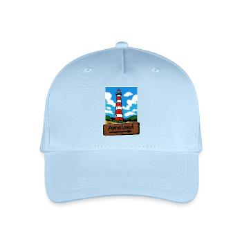 Vacances à Ameland Lighthouse - Casquette de baseball bio Enfant - bleu clair - Devant
