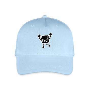 Nerd Escape - Kinder Bio Basecap - Hellblau - Vorne