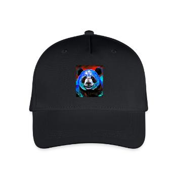 Panda Portrait - Casquette de baseball bio Enfant - noir - Devant