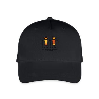 Walking II - Kinder Bio Basecap - Schwarz - Vorne