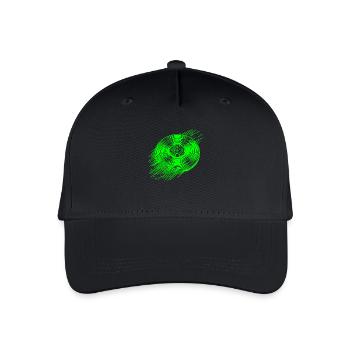LP Vinyl - Organic Kids’ Baseball Cap - black - Front