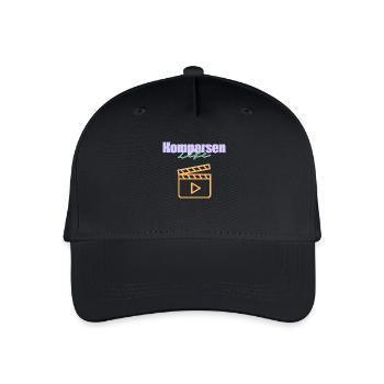 Komparse Komparsen Life Film Extras Background - Kinder Bio Basecap - Schwarz - Vorne
