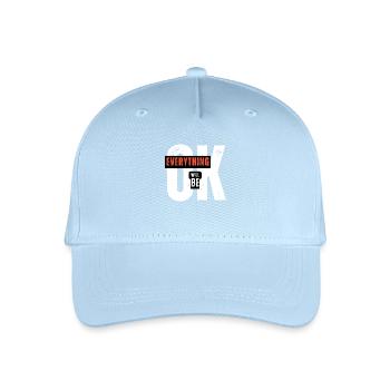 Everything will be OK - Organic Kids’ Baseball Cap - light blue - Front