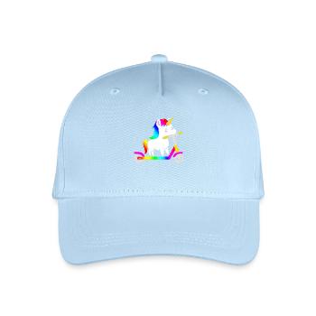 Scooter Roller - Organic Kids’ Baseball Cap - light blue - Front
