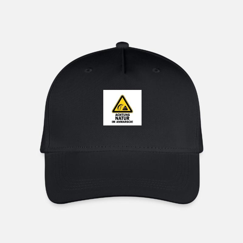 Natur Anmarsch - Kinder Bio Basecap - Schwarz