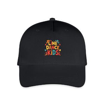 Line Dance Kids Kids Dancing Line Dance - Organic Kids’ Baseball Cap - black - Front